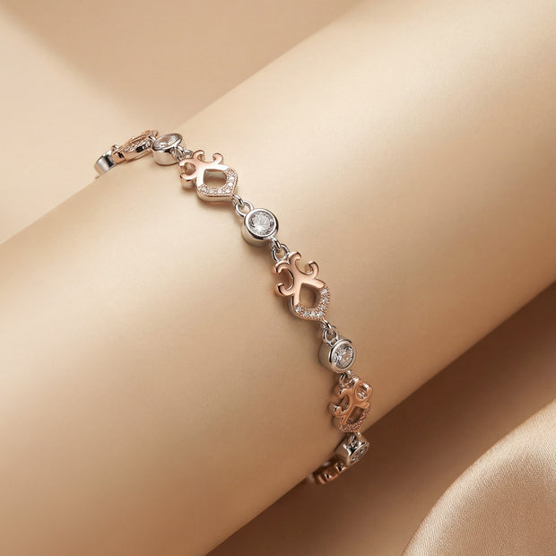 Infinity Royale 925 Silver Adjustable Bracelet
