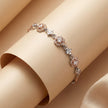 Blossom Radiance 925 Silver Adjustable Bracelet