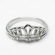 Crown Petite Sparkle 925 Silver Ring