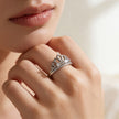 Crown Petite Sparkle 925 Silver Ring