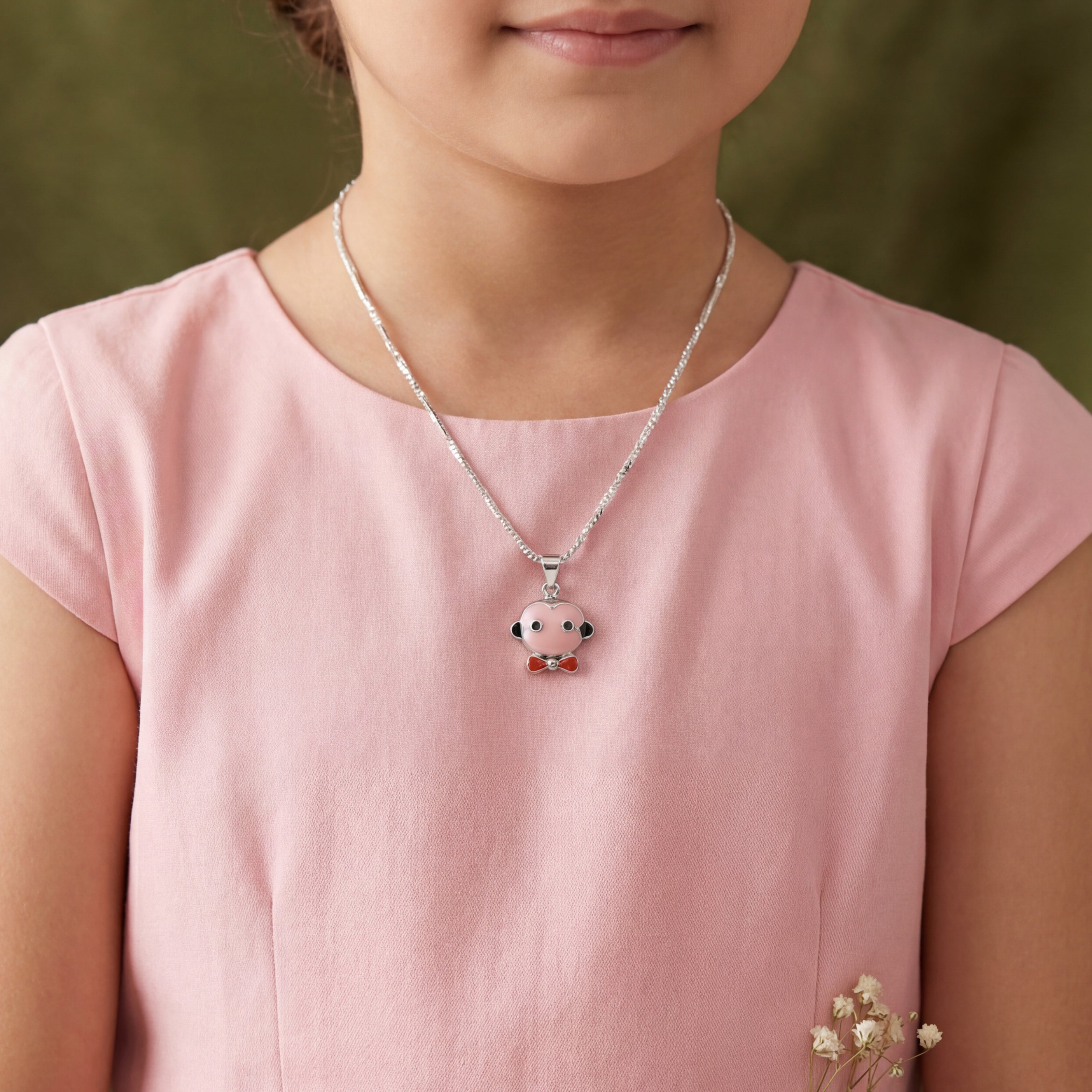 Nilo 925 Kids Jewellery Little Monkey Mischief Set