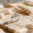 Open Heart Whisper 925 Silver Ring