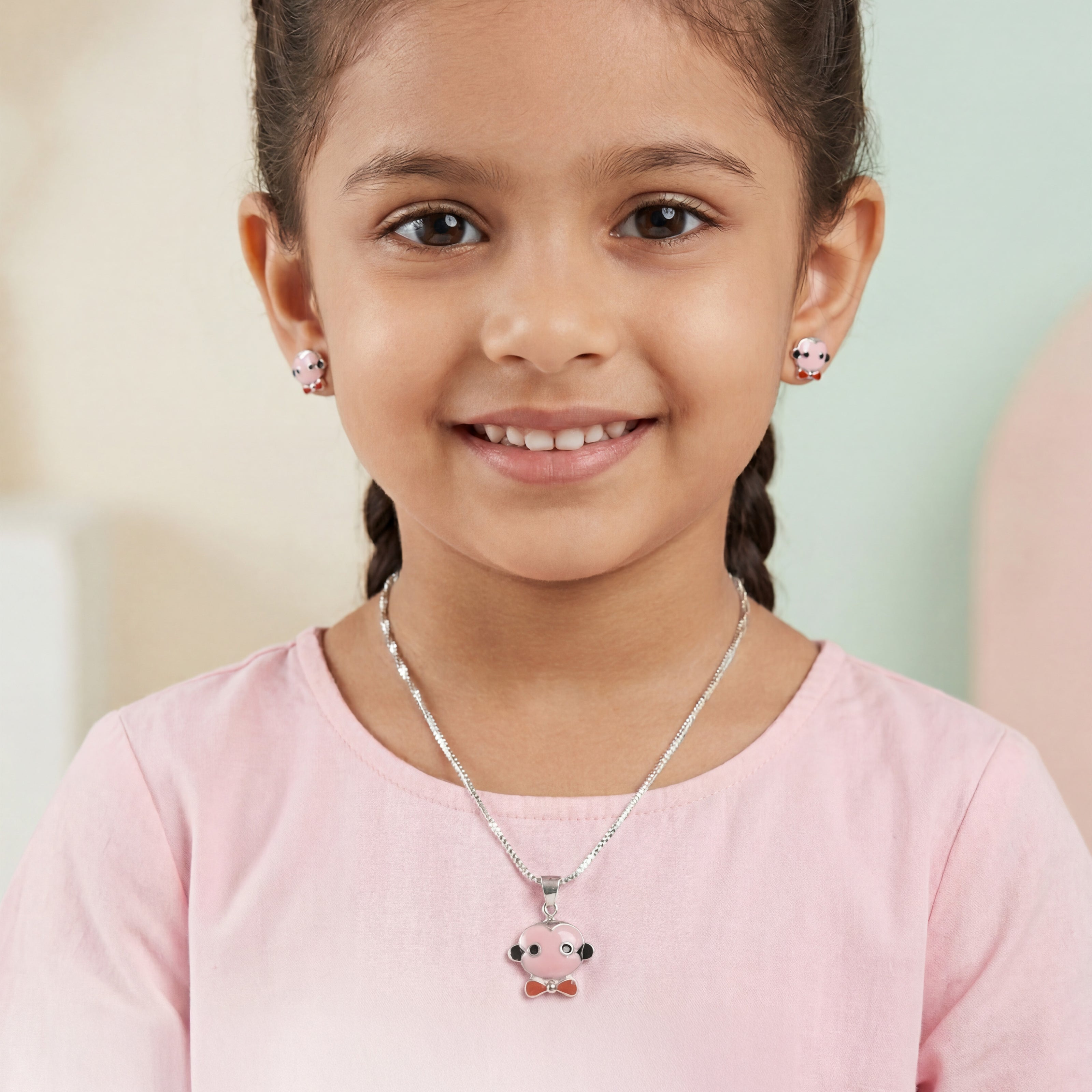 Nilo 925 Kids Jewellery Little Monkey Mischief Set