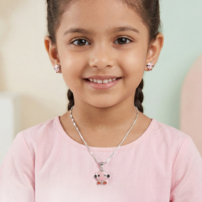 Nilo 925 Kids Jewellery Little Monkey Mischief Set