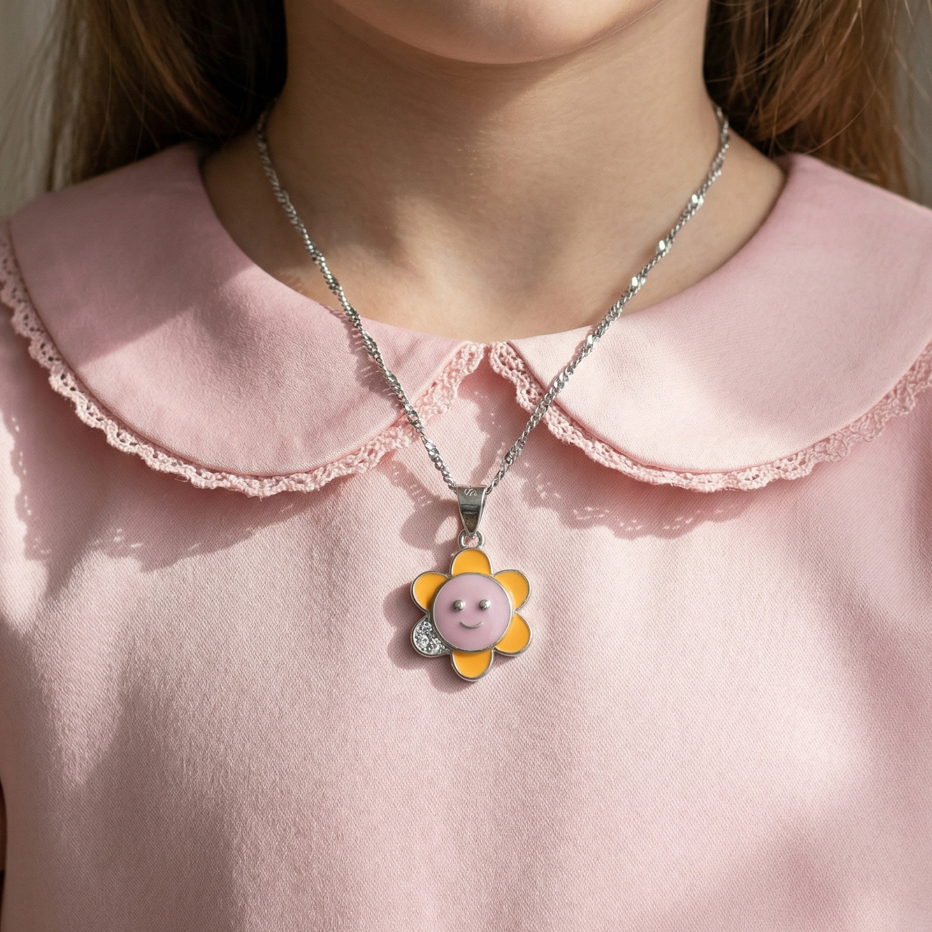 Nilo 925 Kids Jewellery Sunny Smiles Flower Set