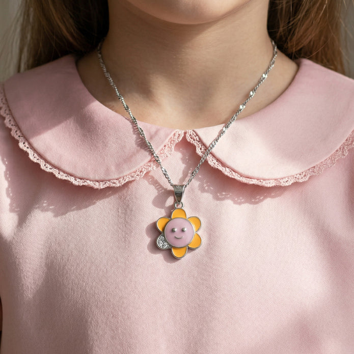 Nilo 925 Kids Jewellery Sunny Smiles Flower Set
