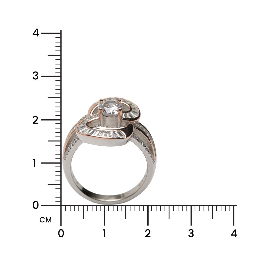 Rosé Infinity Sparkle 925 Silver Ring