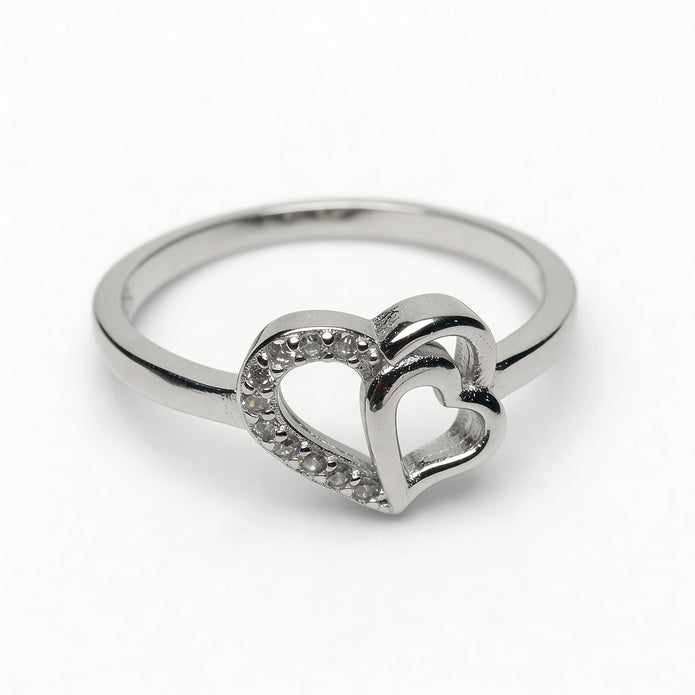 Open Heart Whisper 925 Silver Ring