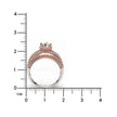 Grand Rosé Multi-Row 925 Silver Ring