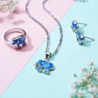 Nilo 925 Kids Jewellery Royal Blue Elephant Set
