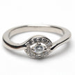 Halo Curve Grace 925 Silver Ring