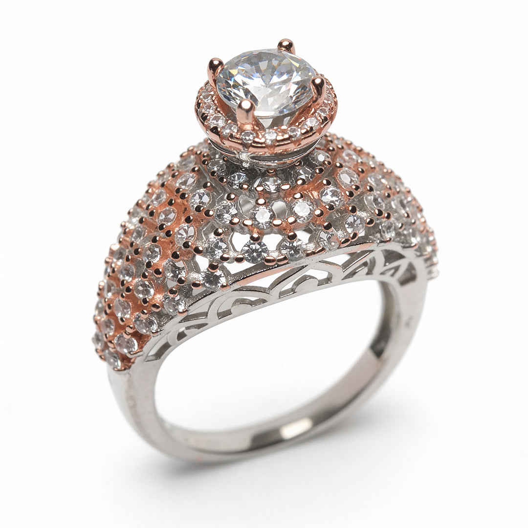 Imperial Crown Rosé 925 Silver Ring