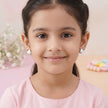 Nilo 925 Kids Jewellery Kitty Bow Stud Earrings