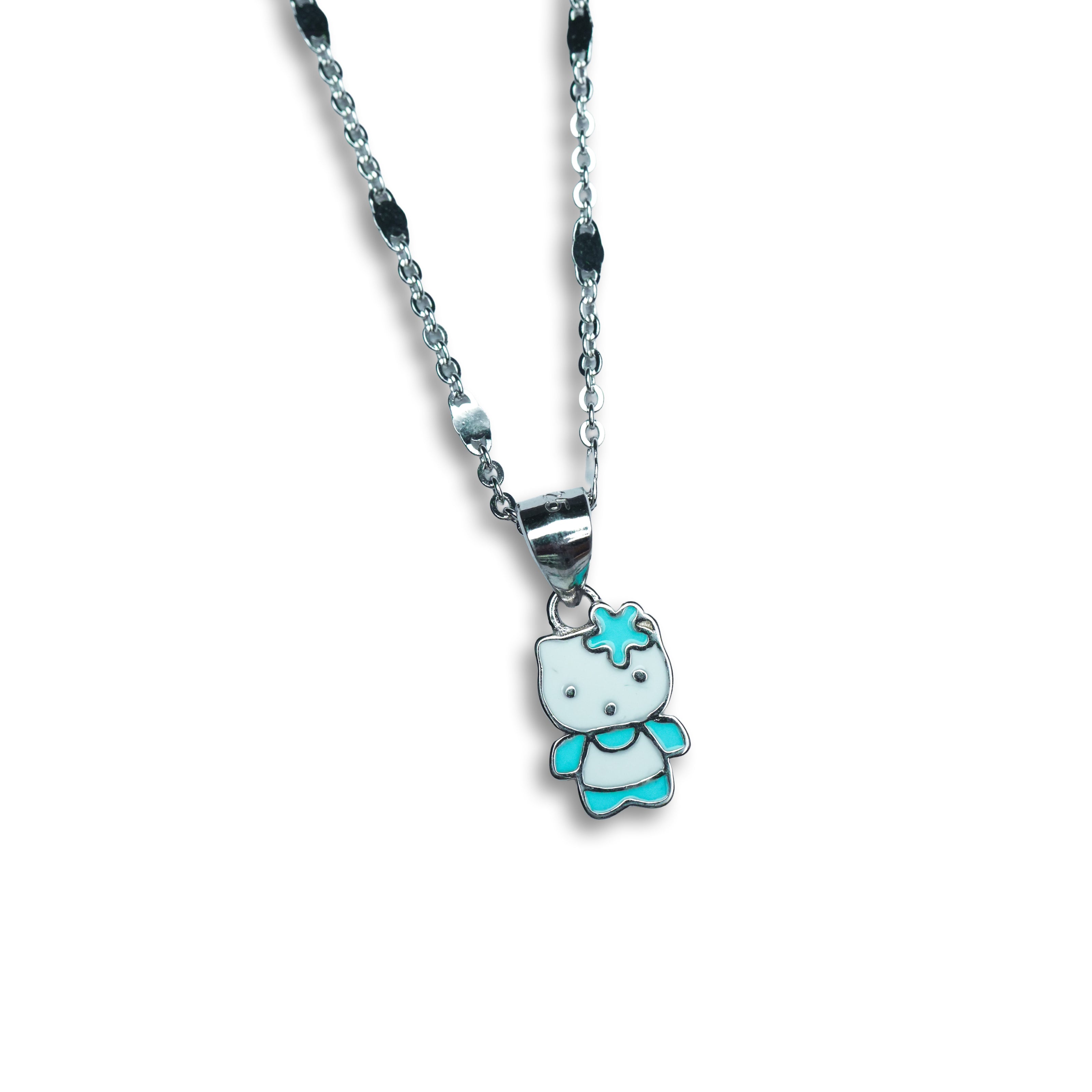 Nilo 925 Kids Jewellery Kitty Bloom Set