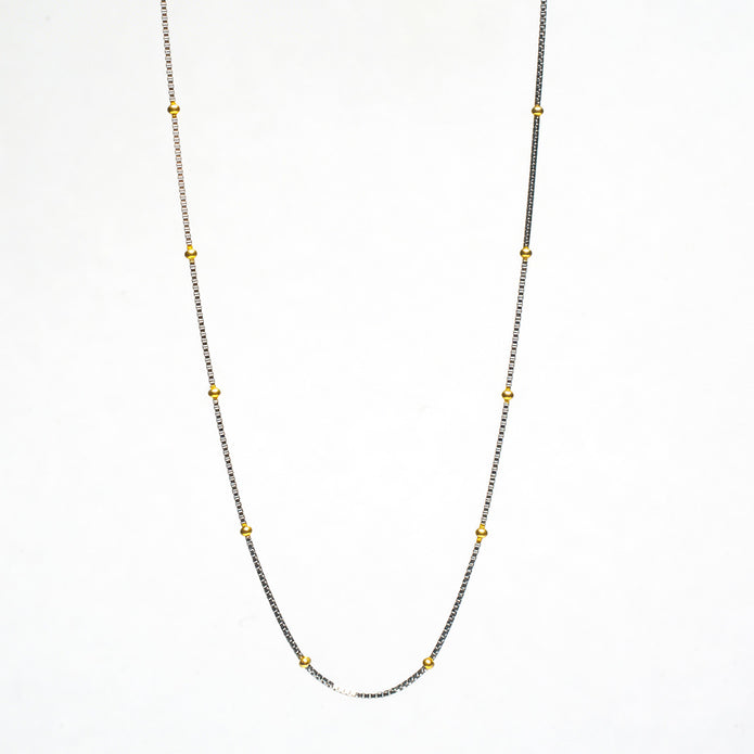 Golden Dot Whisper 925 Silver Chain