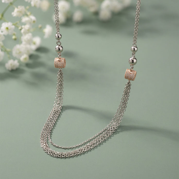 Luxe Tassel Glow 925 Silver Chain