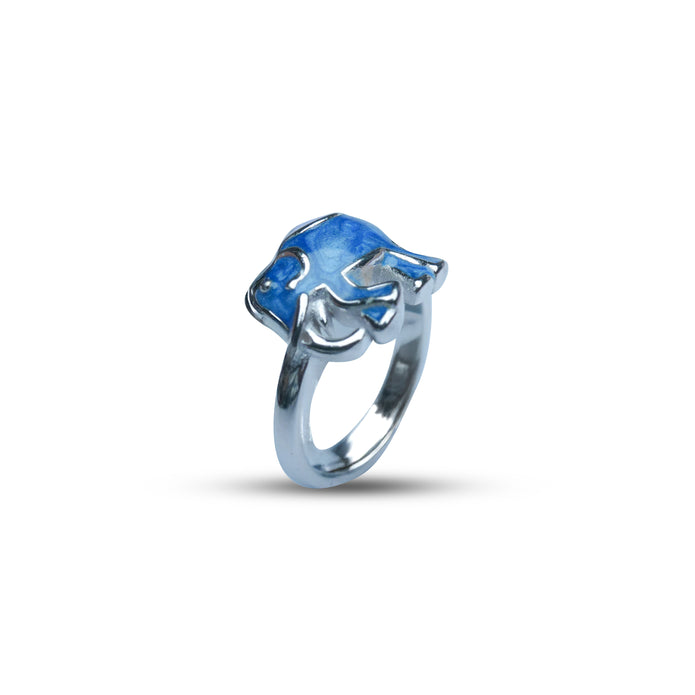 Nilo 925 Kids Jewellery Royal Blue Elephant Set