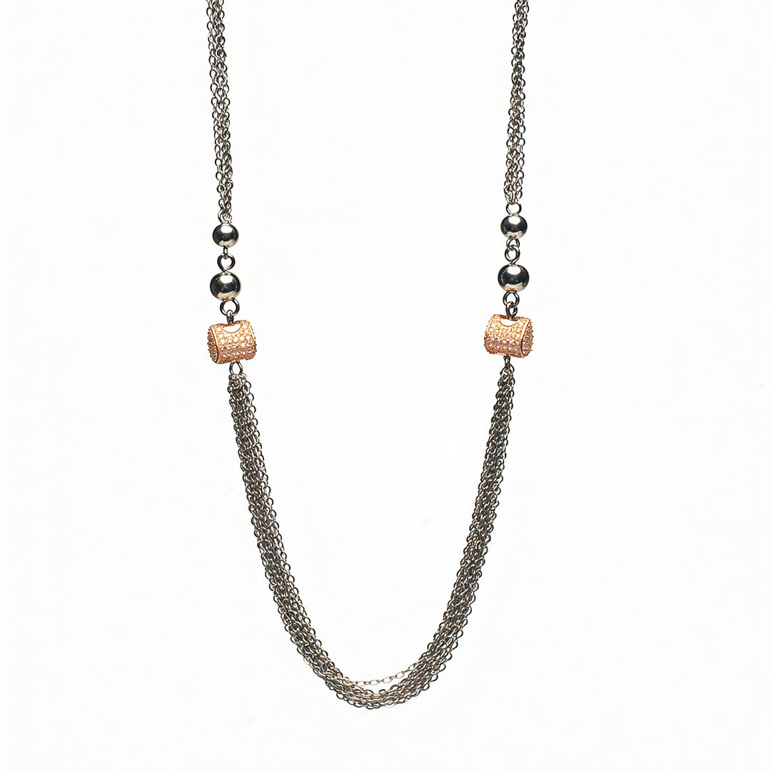 Luxe Tassel Glow 925 Silver Chain