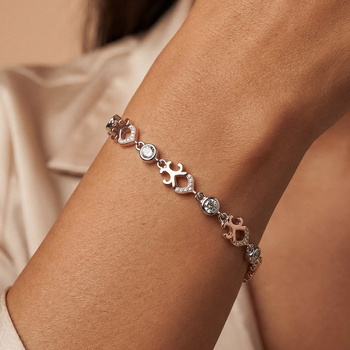 Infinity Royale 925 Silver Adjustable Bracelet