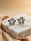 Nilo Pearl Blossom Stud Earrings