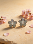 Nilo Pearl Blossom Stud Earrings