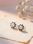 925 Pearl Blossom Stud Earrings