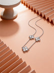 Floral Link Chain Pendant Chain