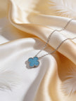 Turquoise Clover Pendant Chain