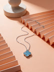 Turquoise Clover Pendant Chain