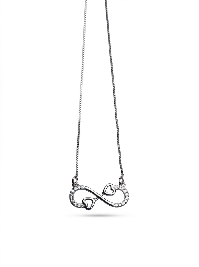 Infinity Heart Link Pendant Chain