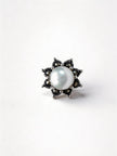 925 Pearl Blossom Stud Earrings