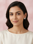 Nilo Crystal Star Mother of Pearl Stud Earrings
