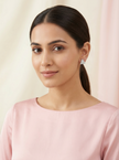 Nilo Crystal Triangle Stud Earrings
