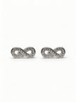 Nilo Infinity Sparkle Stud Earrings