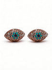 Nilo Evil Eye Crystal Stud Earrings