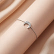 Moon Crest 925 Silver Bracelet